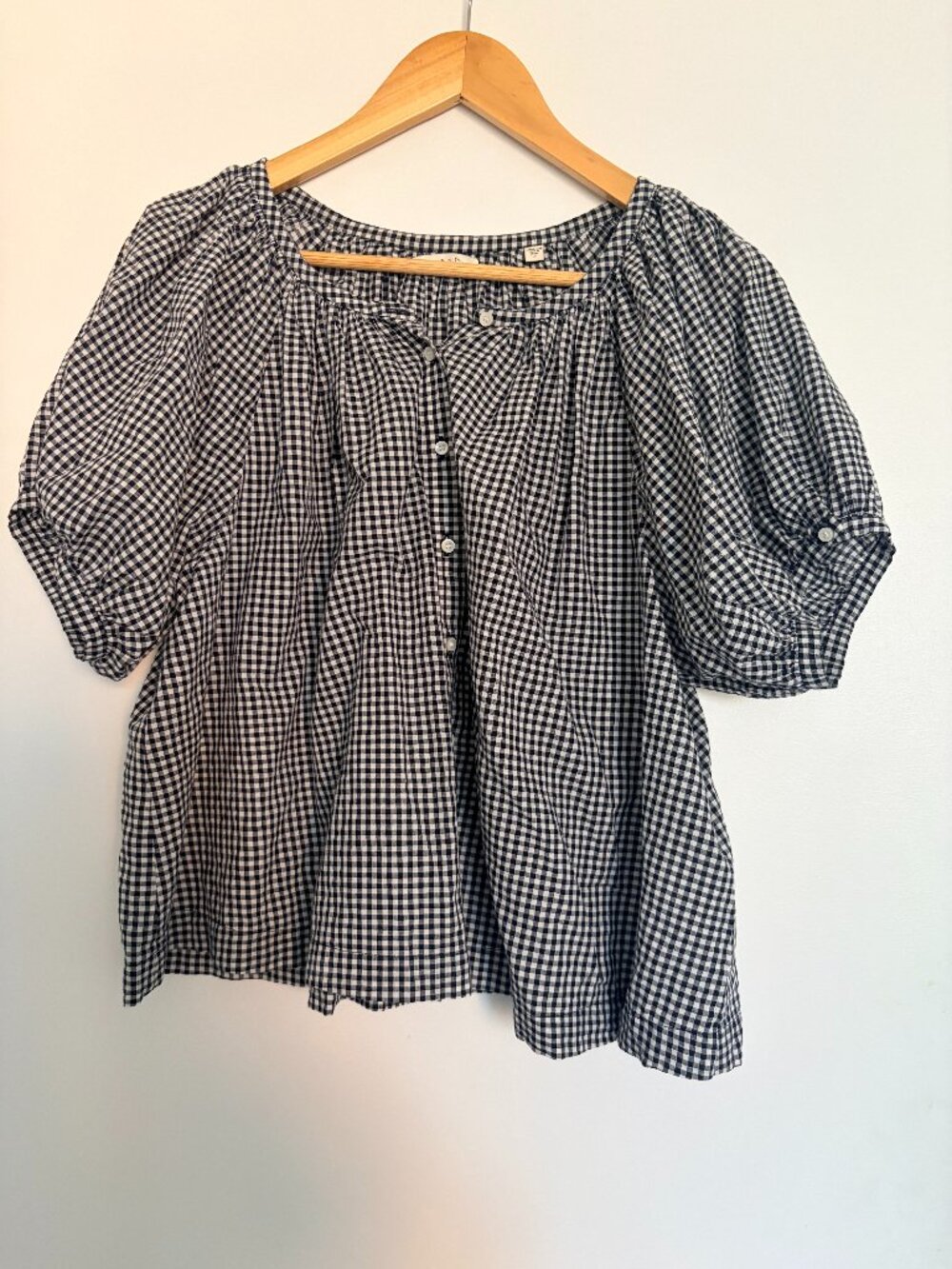 Doen June Gingham Cotton Top